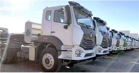 Sinotruk 2023 New Howo Tractor Head will be sent to Namibia