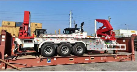 40FT Sideloader Trailer will export to Windhoek Namibia