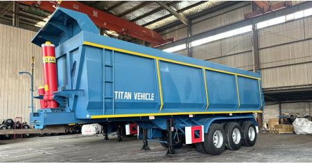 30cbm Tri Axle Dump Semi Trailer will be sent to Namibia