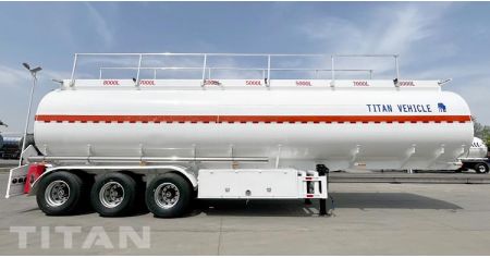 45000 Liters Fuel Tanker Trailer will be sent to Namibia