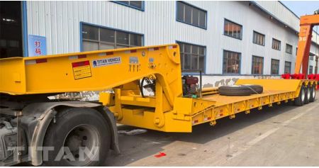 Tri Axle Detachable Gooseneck Trailer will be sent to Namibia