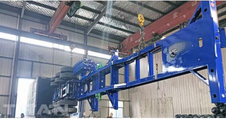 Container Chassis Trailer will be Sent to Namibia