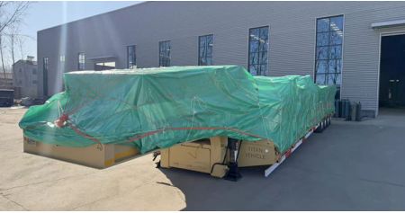 Semi Low Bed Trailer will be Sent to Namibia.