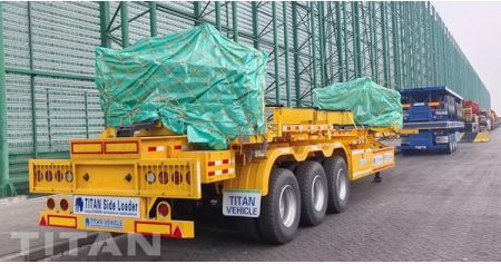 40Ft Container Sidelifter Trailer will be sent to Namibia
