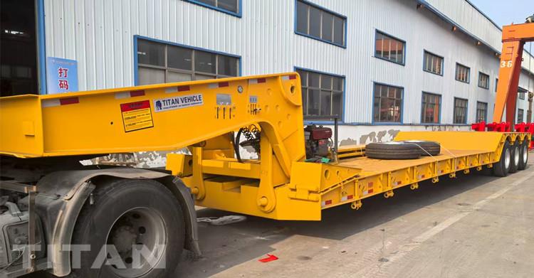 Tri Axle Detachable Gooseneck Trailer will be sent to Namibia