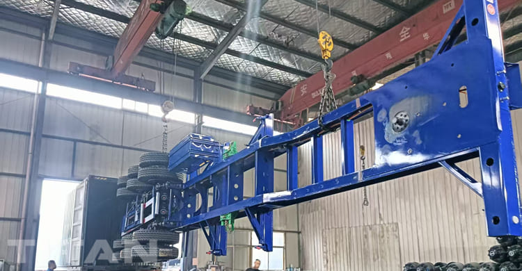 Container Chassis Trailer for Sale in Namibia