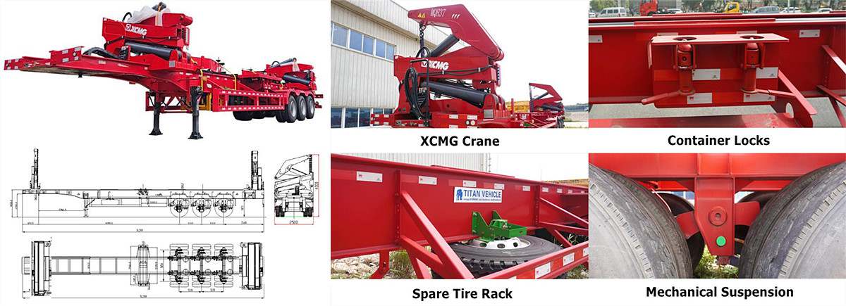 Container Side Loader Truck Trailer for Sale in Nambia