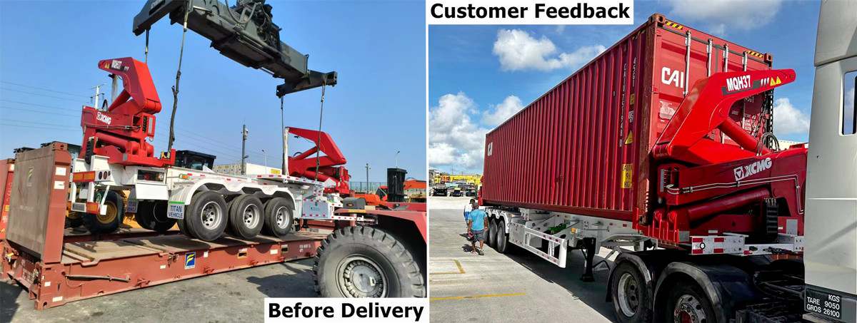 Container Side Loader Truck Trailer for Sale in Nambia