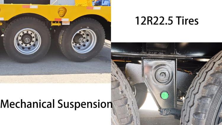 3 Axle 80 Ton Low Bed Trailer for Sale in Namibia