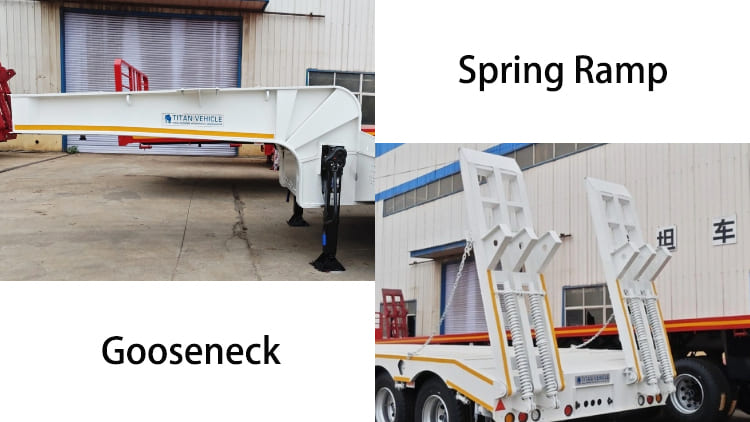 4 Axle 100 Ton Lowbed Trailer for Sale in Namibia