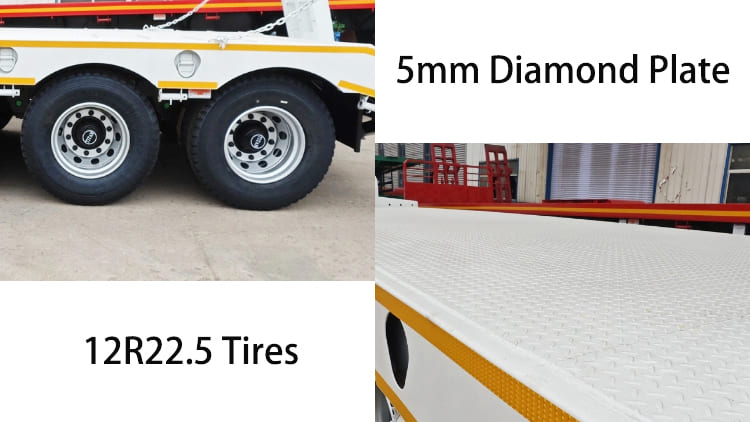 4 Axle 100 Ton Lowbed Trailer for Sale in Namibia