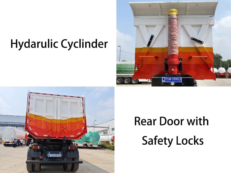 4 Axle Hydraulic Dump Trailer for Sale in Namibia