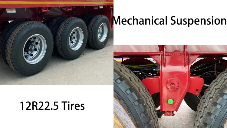 3 Axle Flatbed Semi Trailer for Sale in Namibia