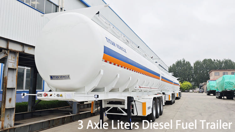 3 Axle 40000 Liters Diesel Fuel Trailer for Sale in Namibia
