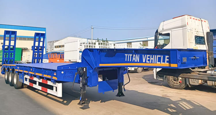 40 Feet Low Bed Trailer Truck for Sale in Namibia