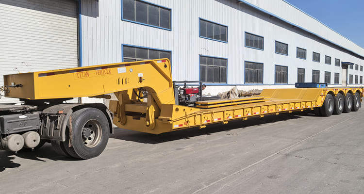 Detachable Gooseneck Lowboy Trailers for Sale in Namibia