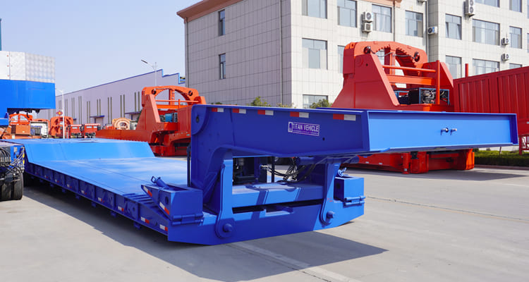 Hydraulic Detachable Gooseneck Lowboy Trailer for Sale in Namibia