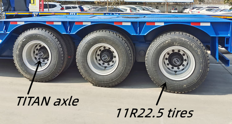 Hydraulic Detachable Gooseneck Lowboy Trailer for Sale in Namibia