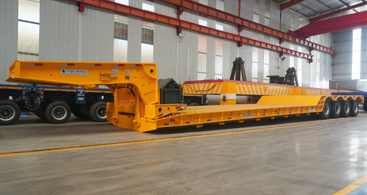 Detachable Gooseneck 100 Ton Lowboy Trailer for Sale in Namibia