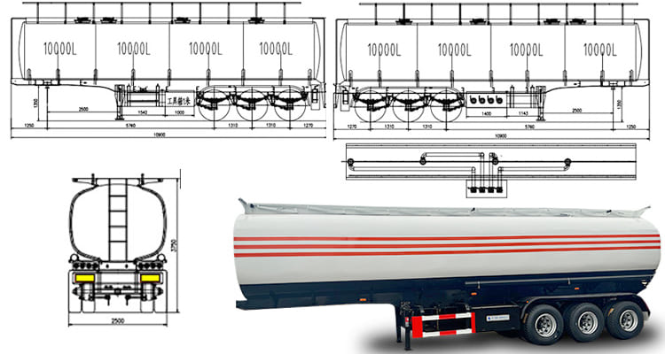 Diesel Tank Trailer for Sale in Namibia