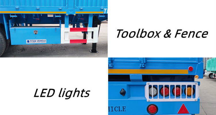 Fence Cargo Semi Trailer for Sale in Namibia