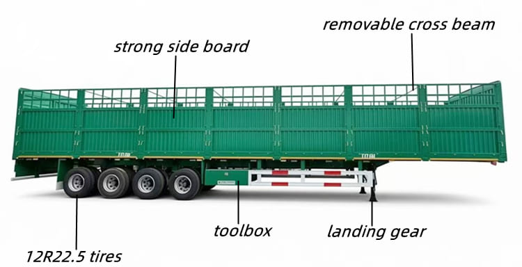 Fence Semi Trailer for Sale in Namibia