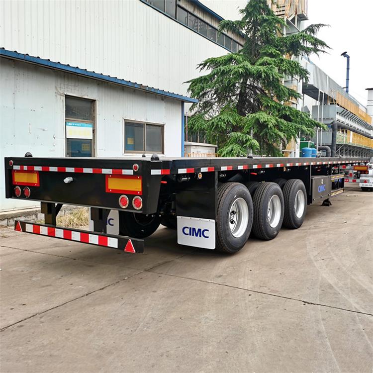 CIMC Tri Axle Flatbed Trailer