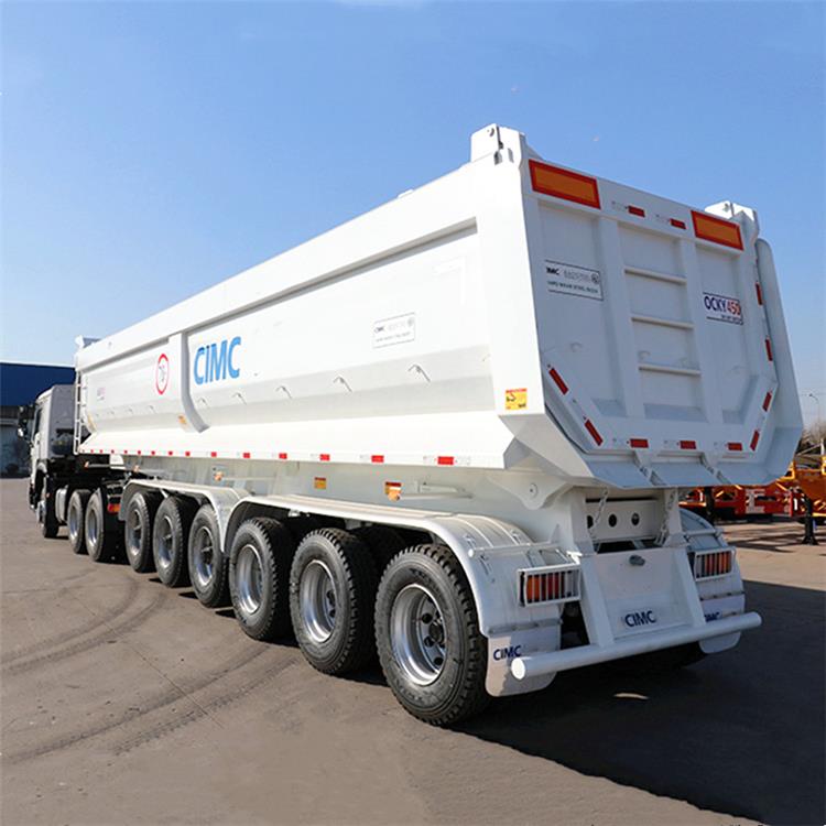 6 Axle 70 Ton Rear Dump Trailer