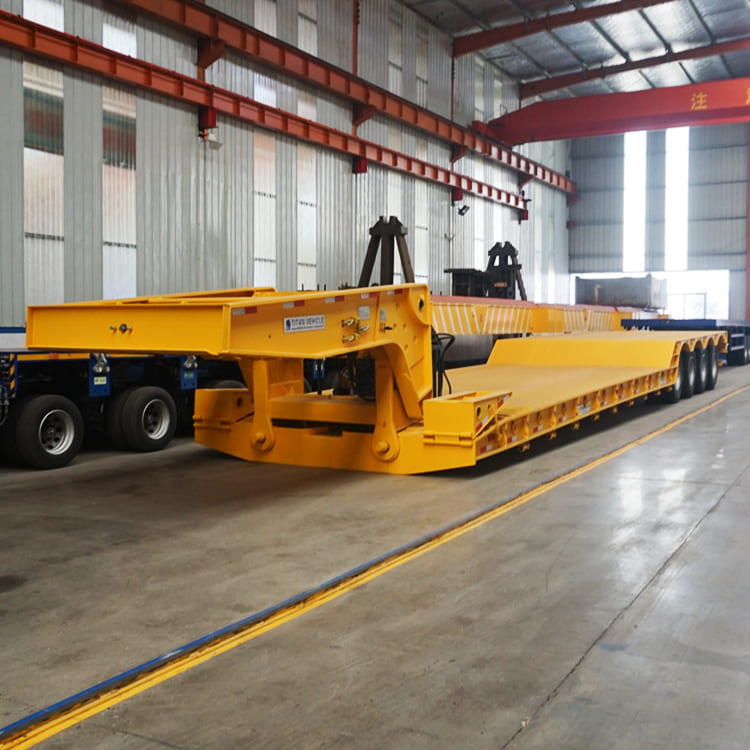 Detachable Gooseneck 100 Ton Lowboy Trailer