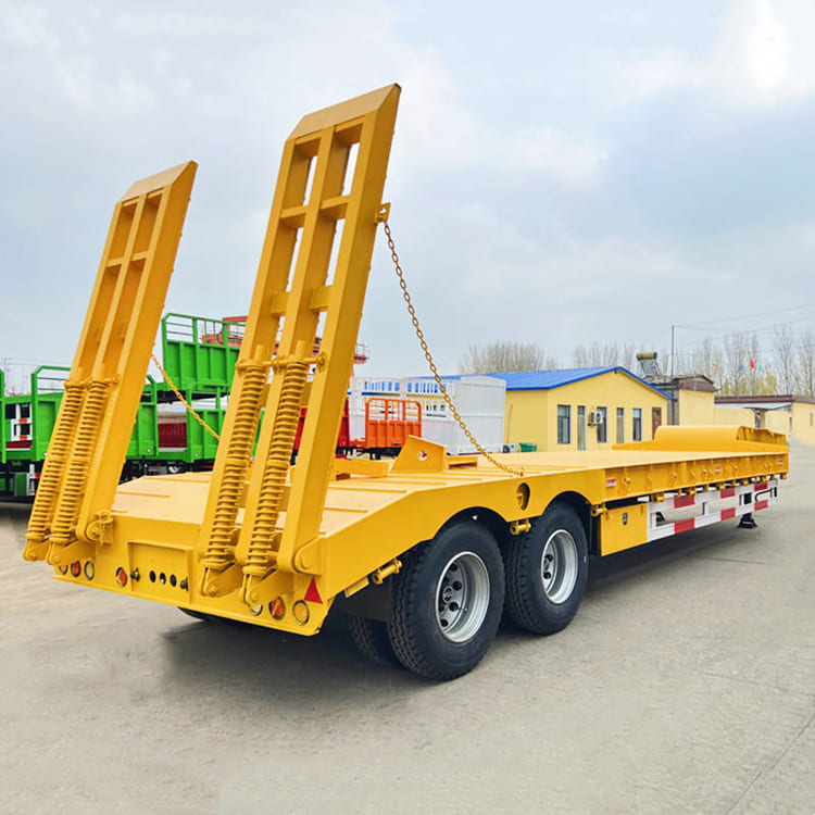 2 Axle Low Bed Trailer for Sale