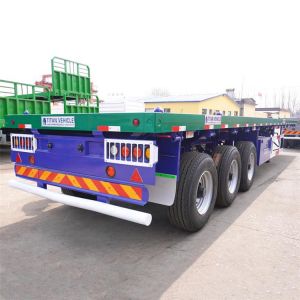 Single Tire Flat Bed Trailer