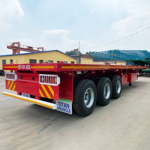 3 Axle Flatbed Semi Trailer