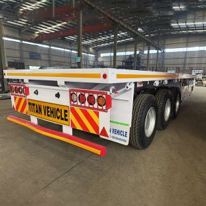 3 Axle 40Ft Flatbed Semi Trailer
