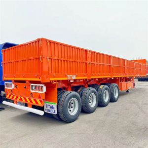 4 Axle Side Wall Semi Trailer
