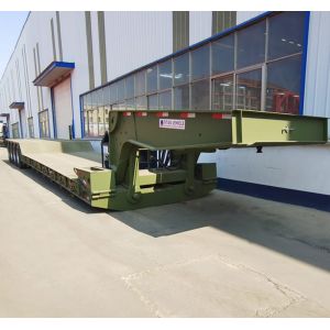 100 Tons Lowboy Detachable Gooseneck Trailer