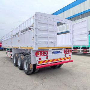 3 Axle 60 Tons Fence Cargo Trailer for Sale